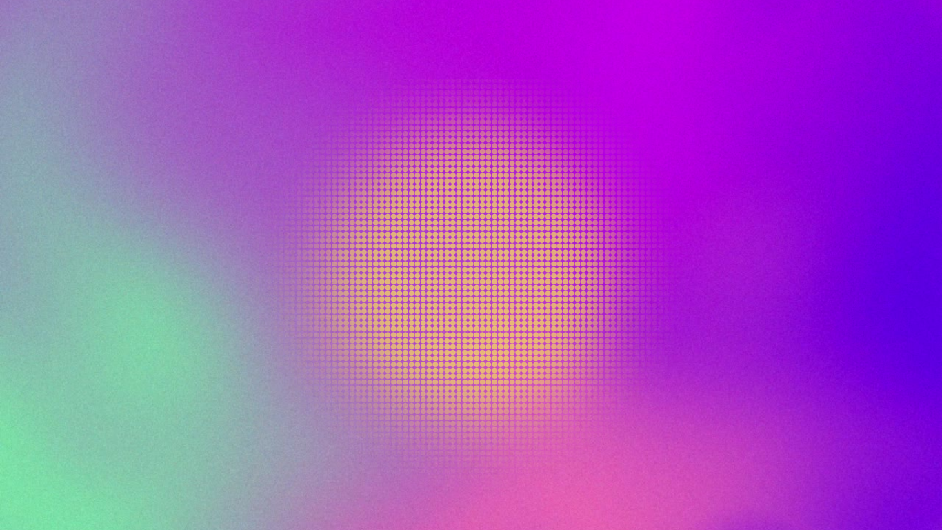 A camera shutter icon centered against a black background with glowing, colorful sound wave lines extending horizontally.
